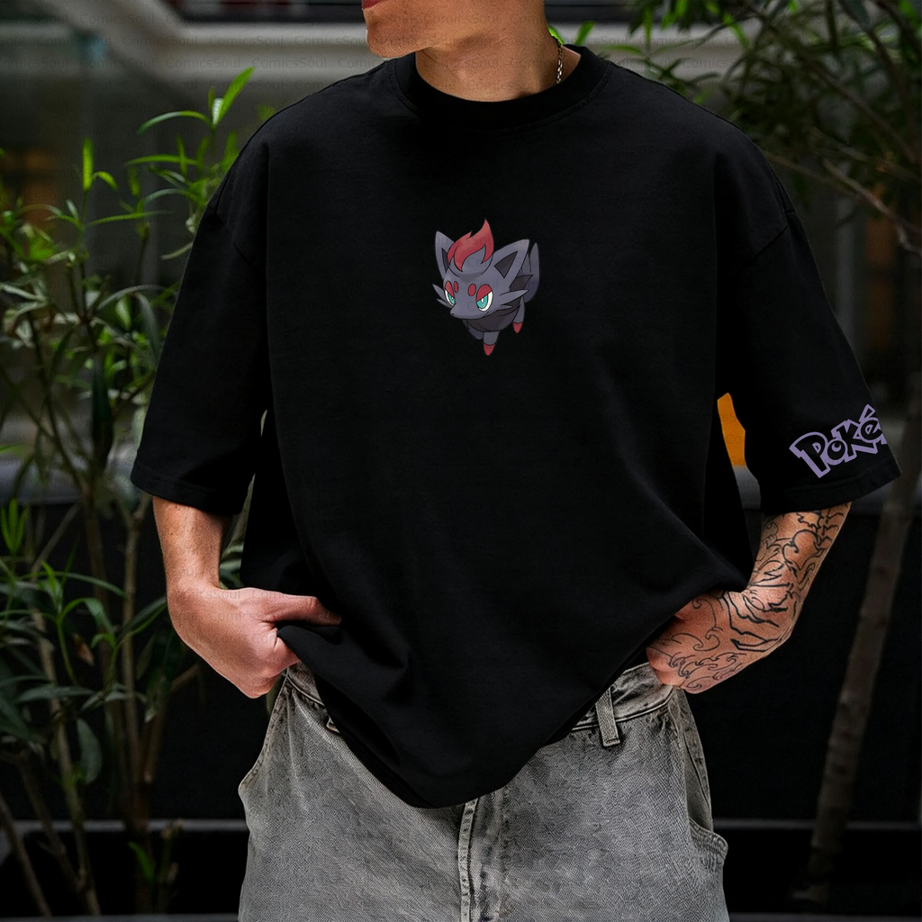 PKM-Unisex Anime Inspired Vintage T-Shirt