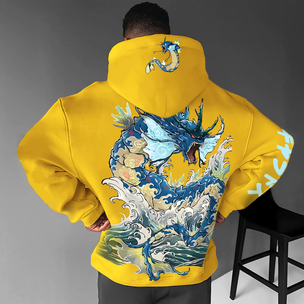 PKM-Unisex Anime Graphic Streetwear Vintage Hoodie