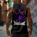 SL-Oversized Anime Print Gym Tank Top