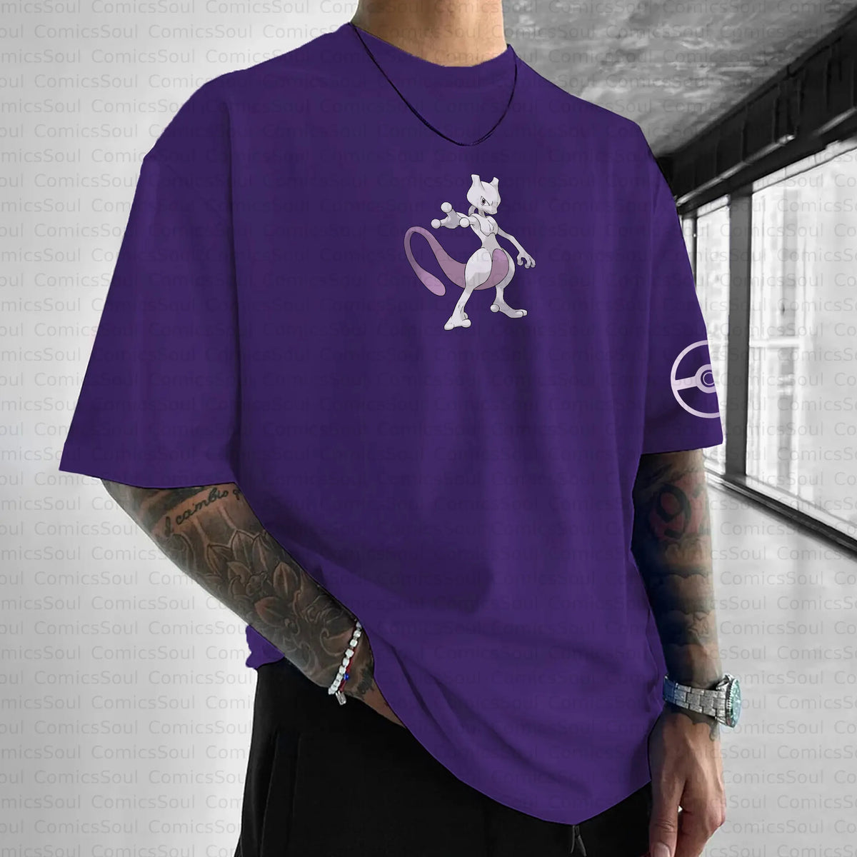 PKM-Unisex Anime Inspired Vintage T-Shirt