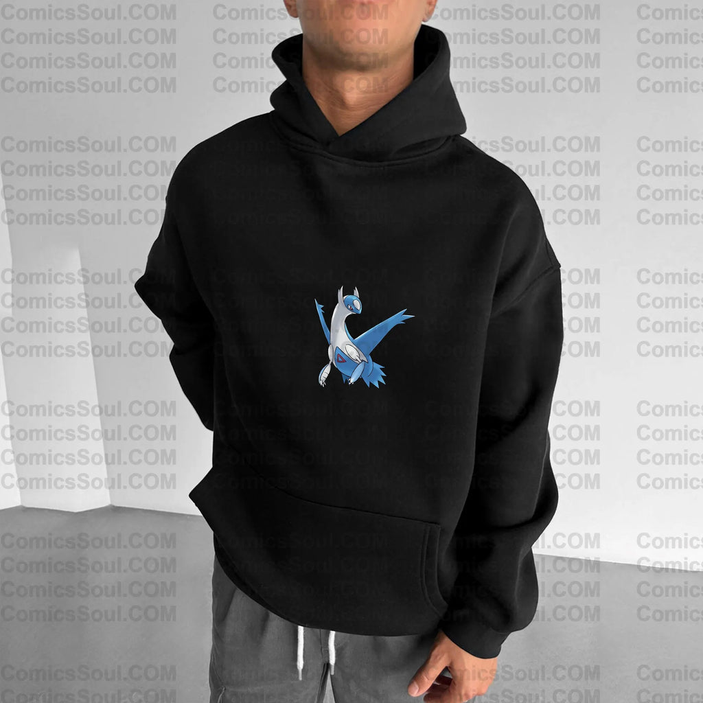 PKM-Unisex Graphic Streetwear Vintage Plush Hoodie