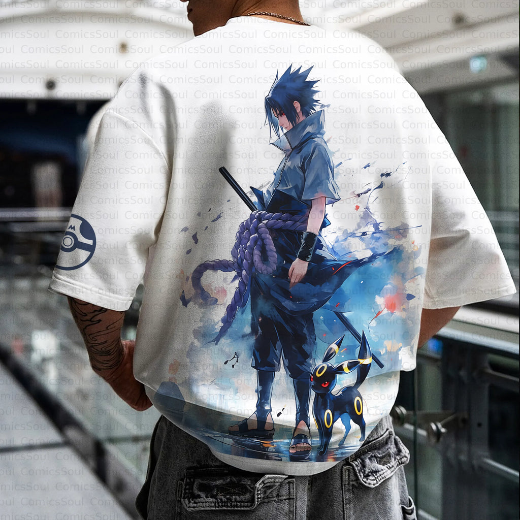 PKM-Unisex Anime Inspired Vintage T-Shirt