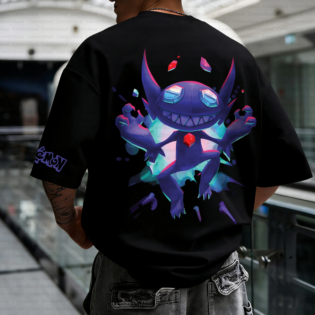 PKM-Unisex Anime Inspired Vintage T-Shirt