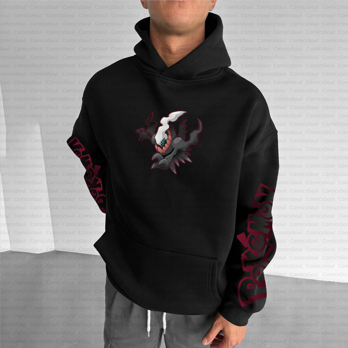 PKM-Unisex Anime Inspired Vintage Plush Hoodie