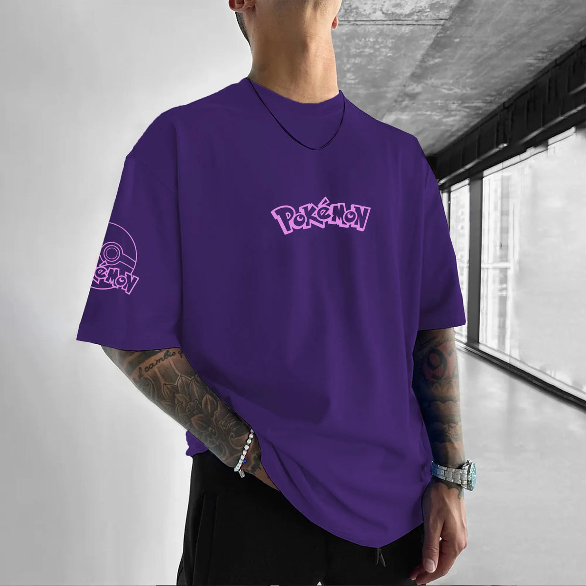 PKM-Unisex Anime Inspired Vintage T-Shirt