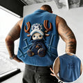 One Piece Unisex Anime-Style Retro Corduroy Tank Top