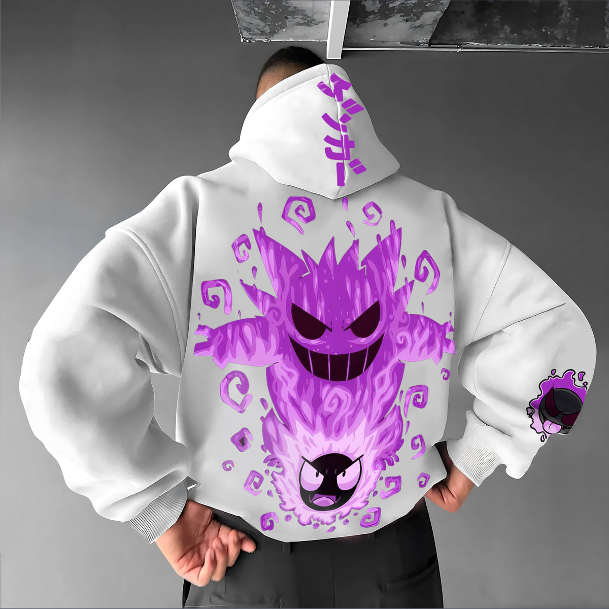 PKM-Unisex Anime Graphic Streetwear Vintage Plush Hoodie