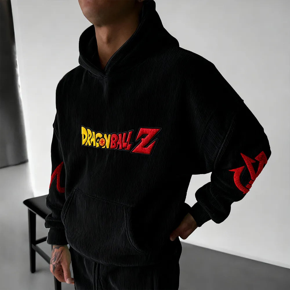 Dragon Ball Color Blocked Plush Hoodie