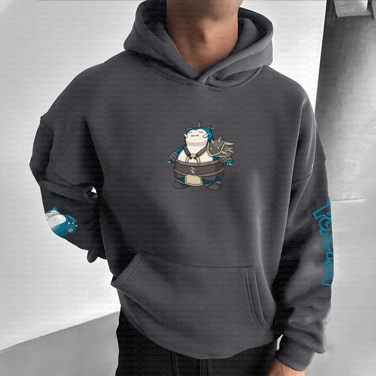 PKM-Unisex Anime Graphic Streetwear Vintage Hoodie