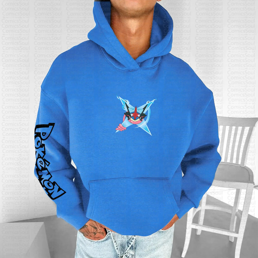 PKM-Unisex Anime Graphic Streetwear Vintage Hoodie