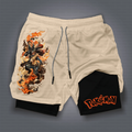 PKM-Unisex Casual Anime Style Shorts