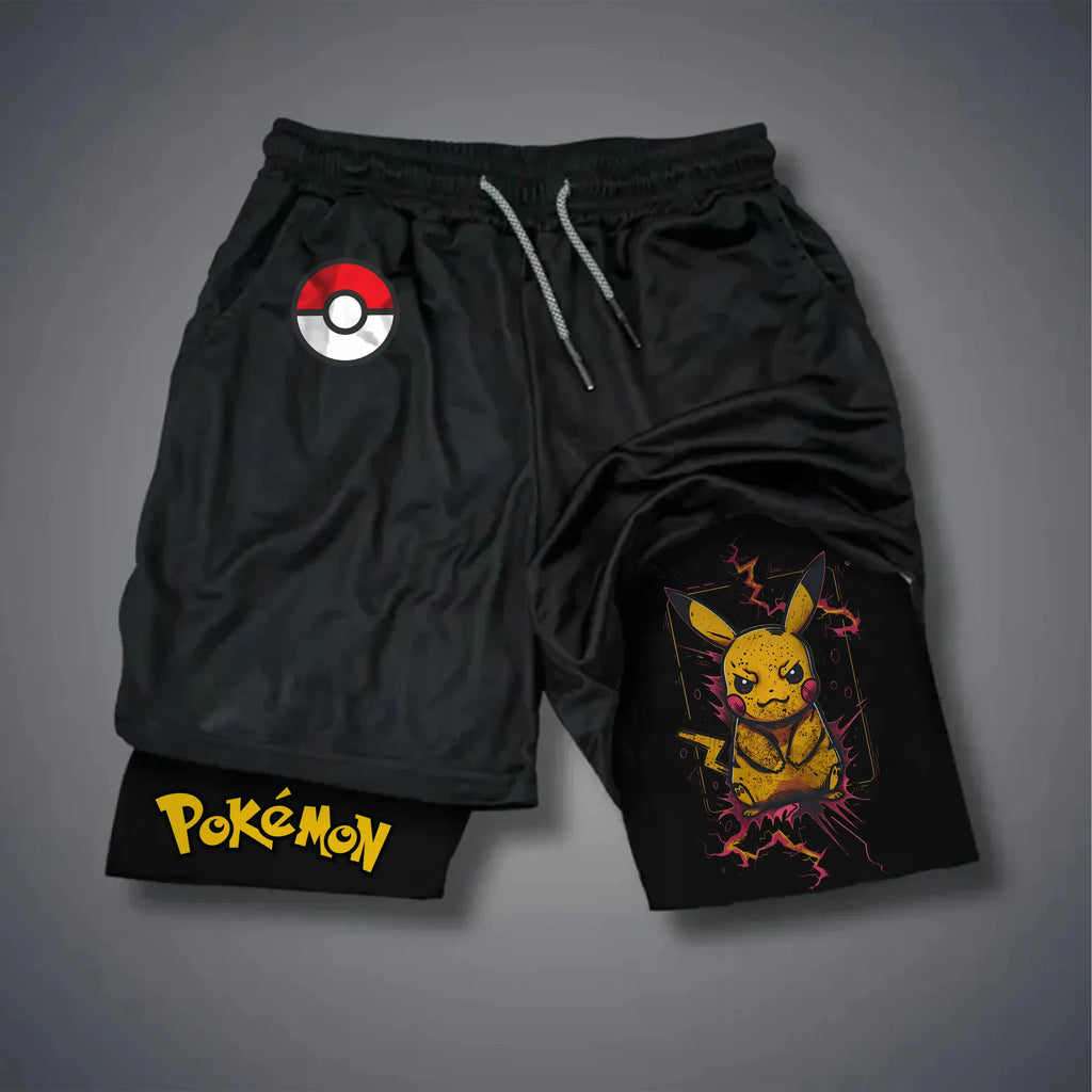 PKM-Unisex Casual Anime Streetwear Shorts