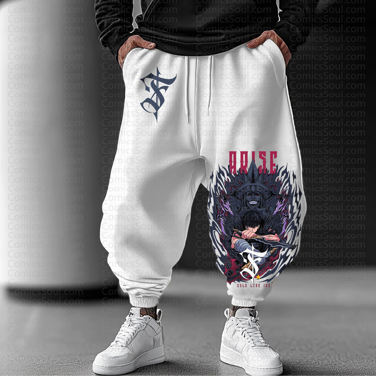 SL-Unisex Anime Inspired Vintage Pants