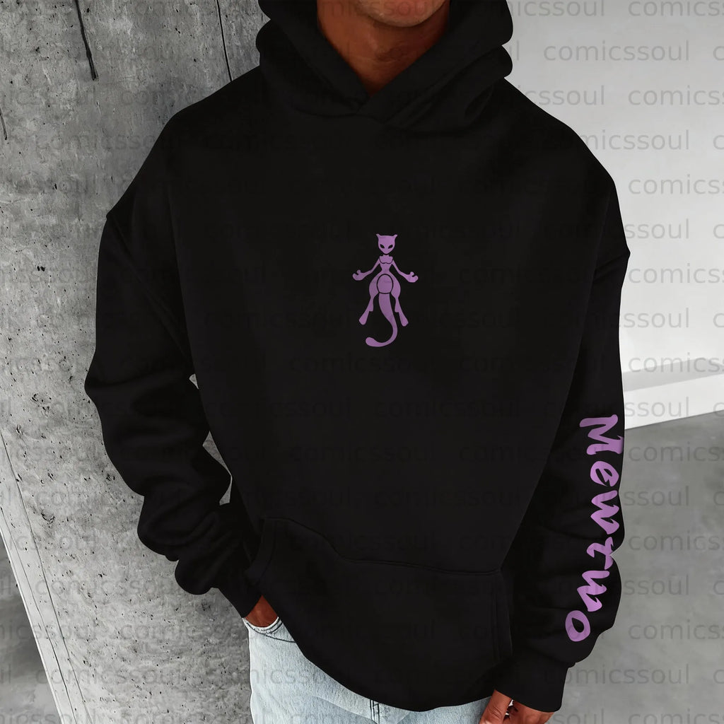 PKM-Unisex Anime Graphic Streetwear Vintage Hoodie