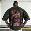 MK-Unisex Anime Inspired Vintage Washed T-Shirt