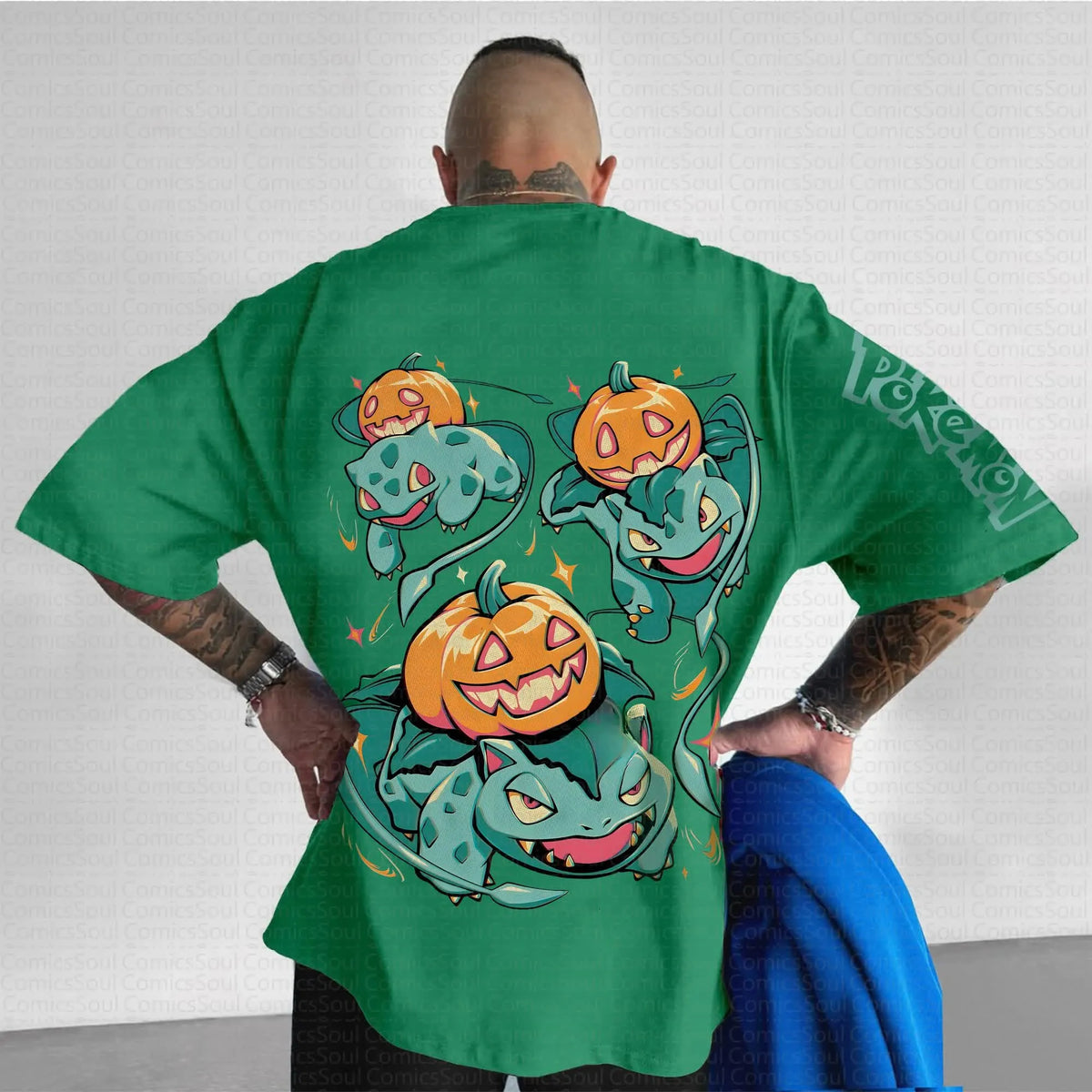 PKM-Unisex Anime Inspired Vintage T-Shirt