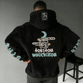 KNY Color-blocked Corduroy Hooded Sweatshirt