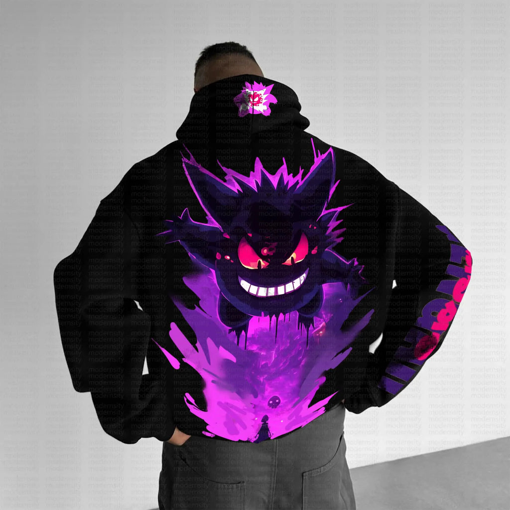 PKM-Unisex Anime Graphic Streetwear Vintage Hoodie