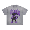 SL-Unisex Anime Inspired Washed  Vintage T-Shirt