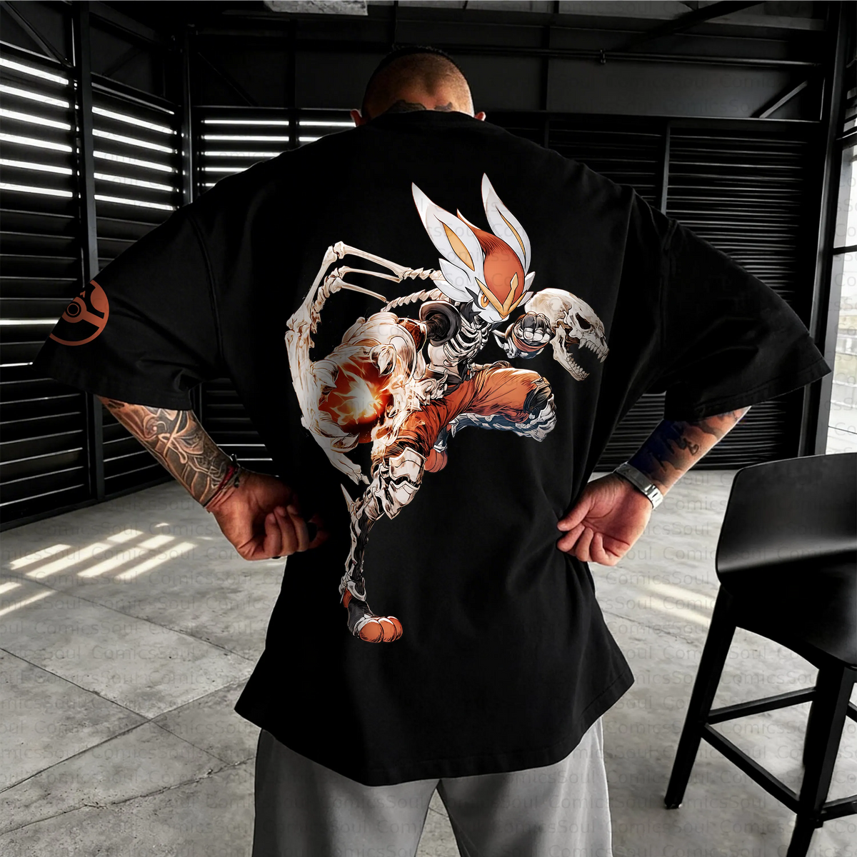 PKM-Unisex Anime Inspired Vintage T-Shirt