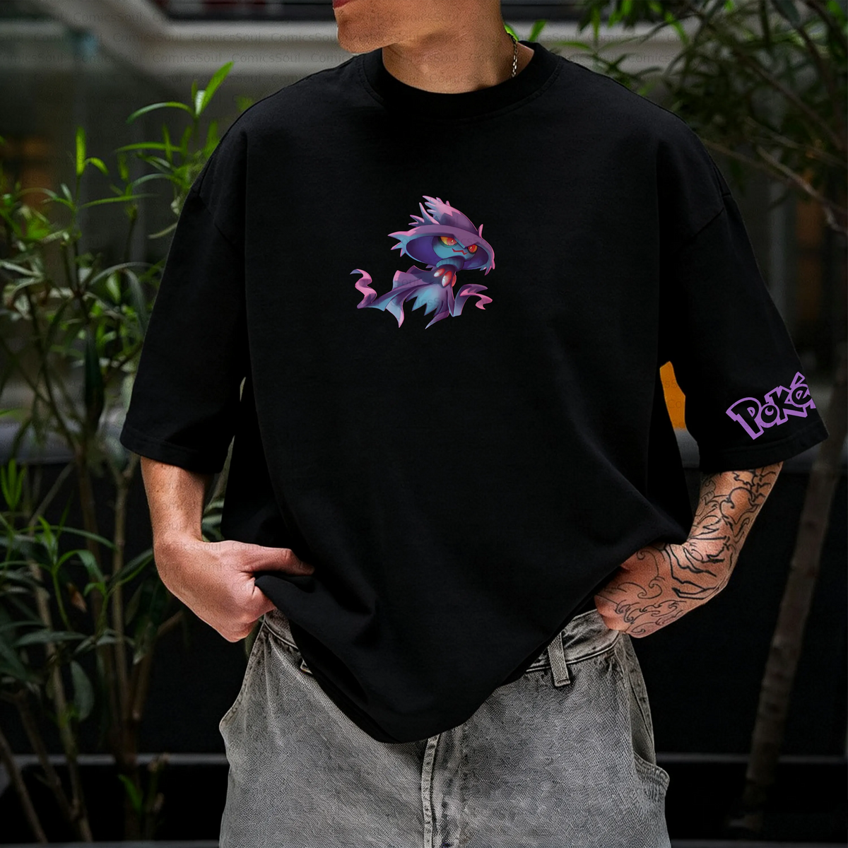 PKM-Unisex Anime Inspired Vintage T-Shirt