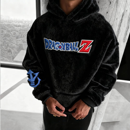 Dragon Ball Color Blocked Plush Hoodie