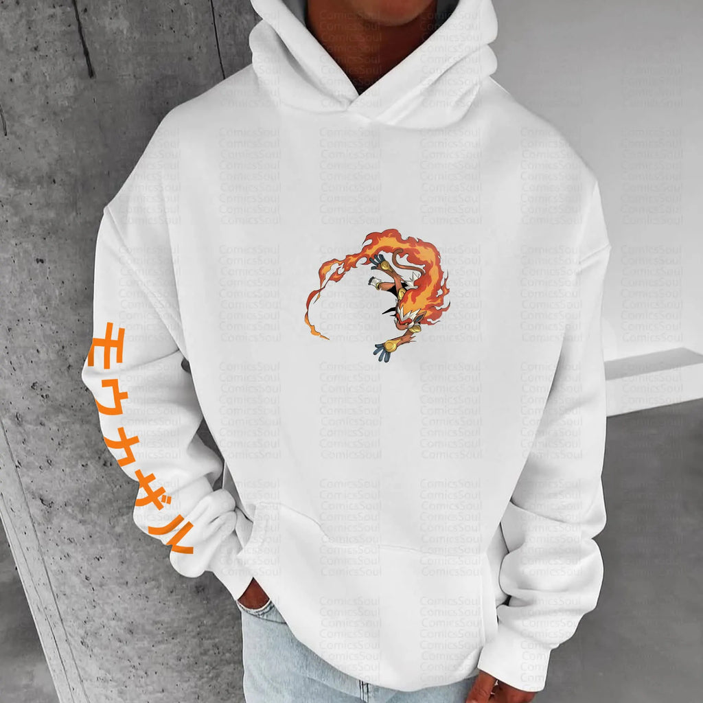 PKM-Unisex Anime Graphic Streetwear Vintage Hoodie