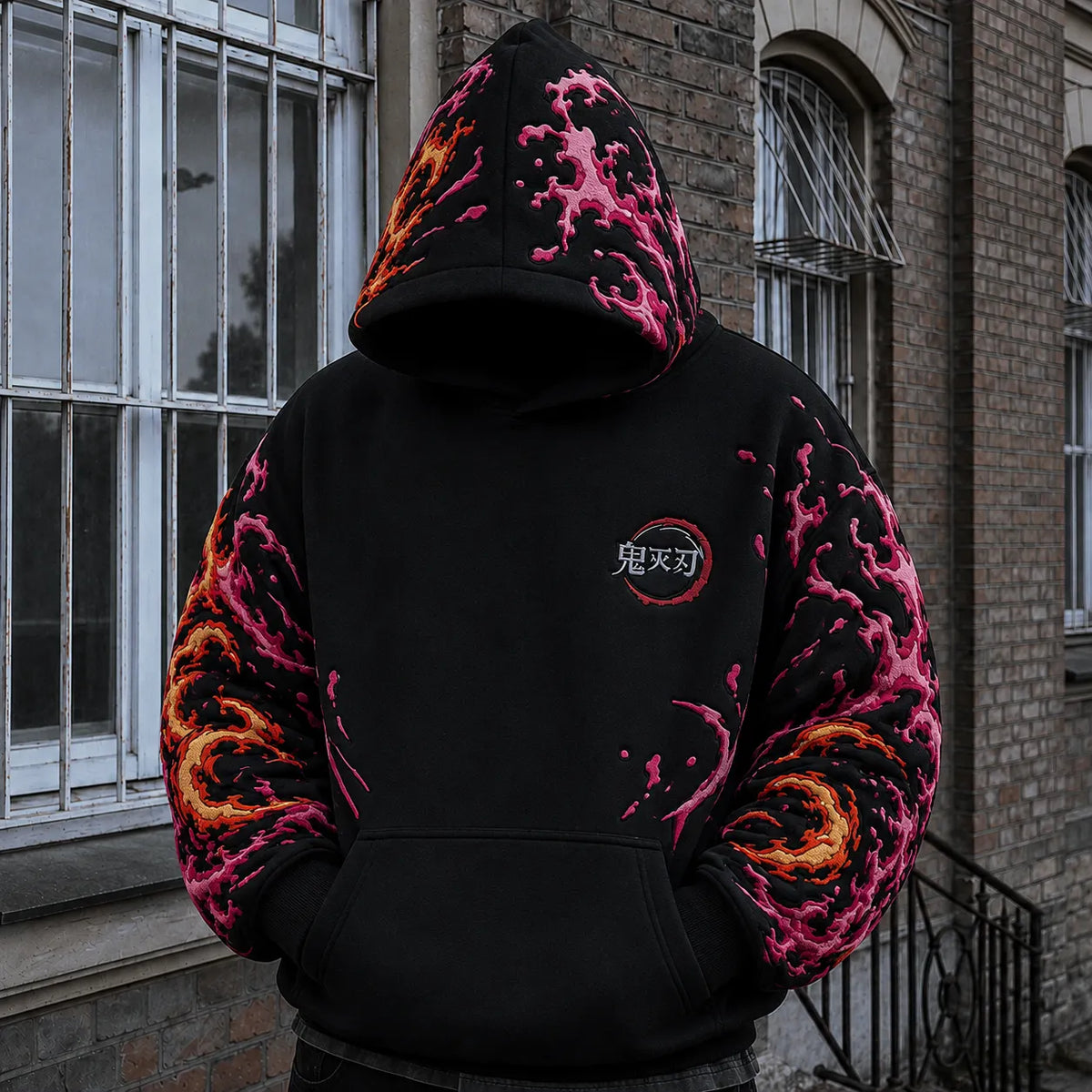 KNY Vintage Anime Print Hoodie