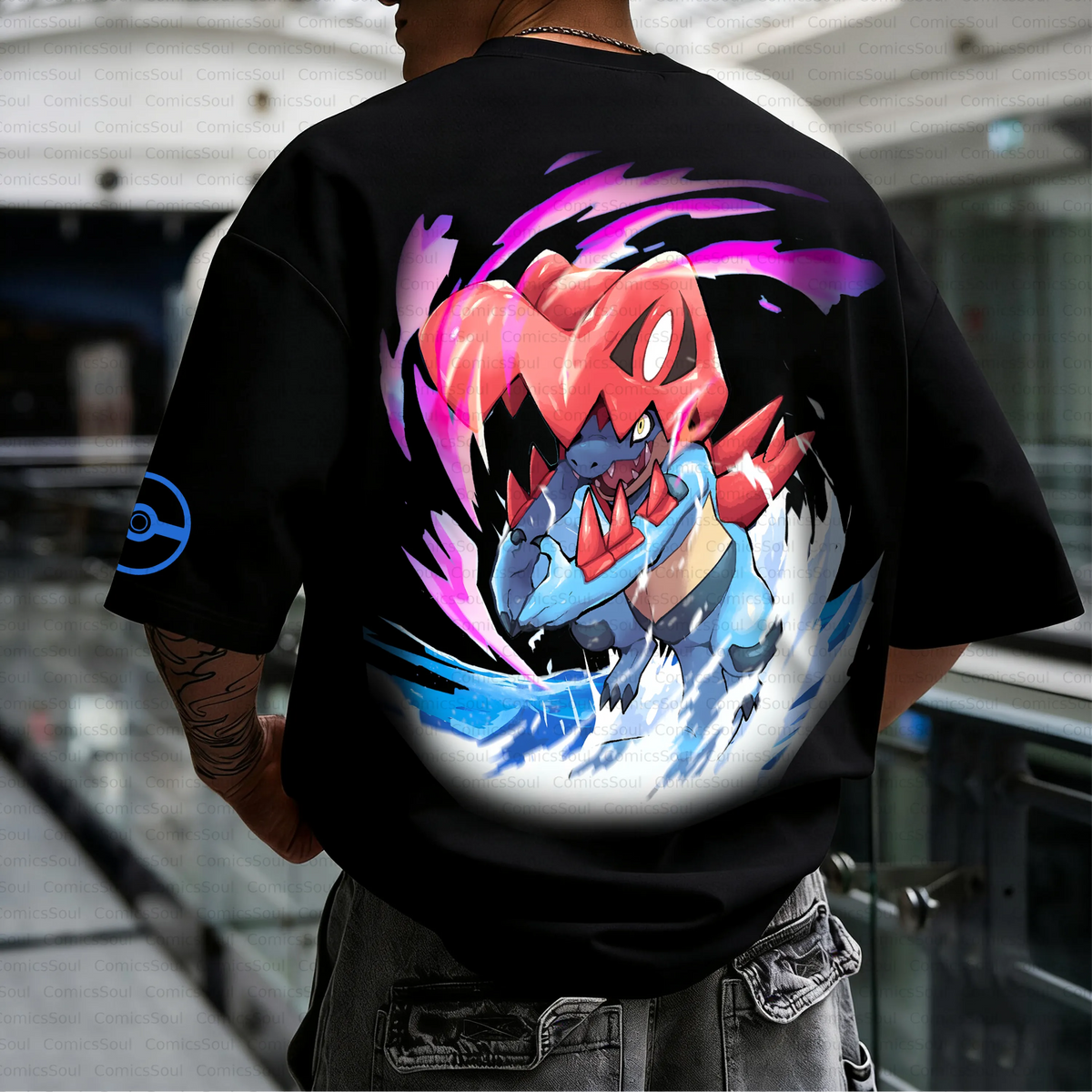 PKM-Unisex Anime Inspired Vintage T-Shirt