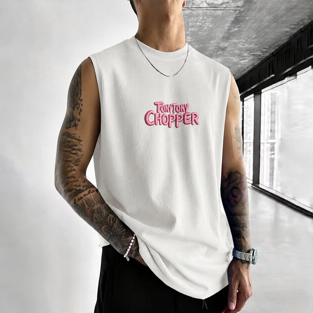 One Piece Unisex Anime-print Tank Top