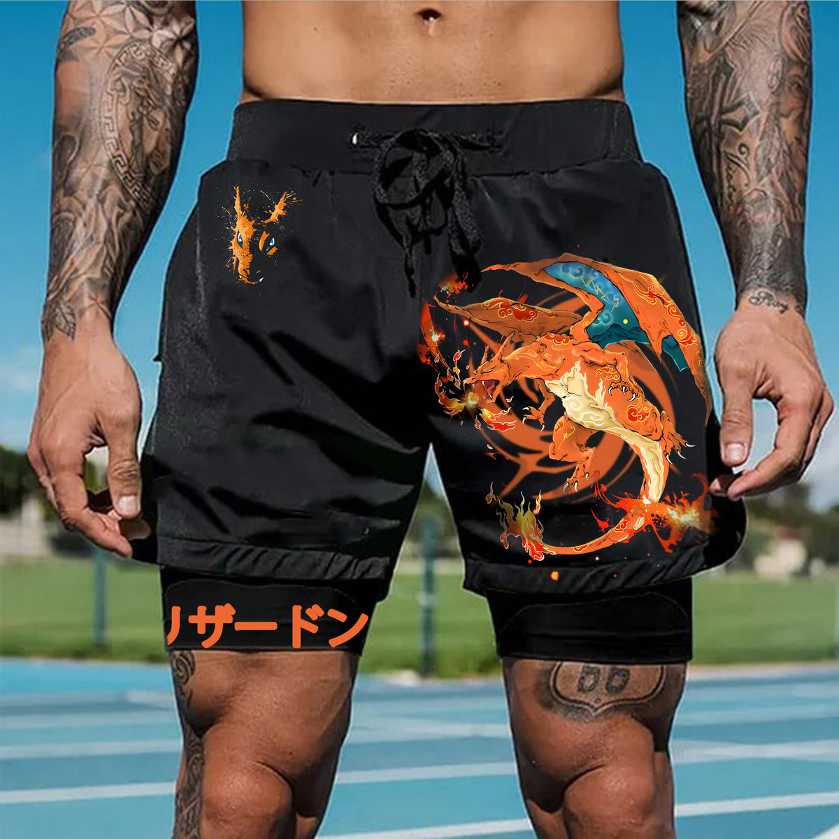 PKM-Unisex Casual Anime Streetwear Shorts