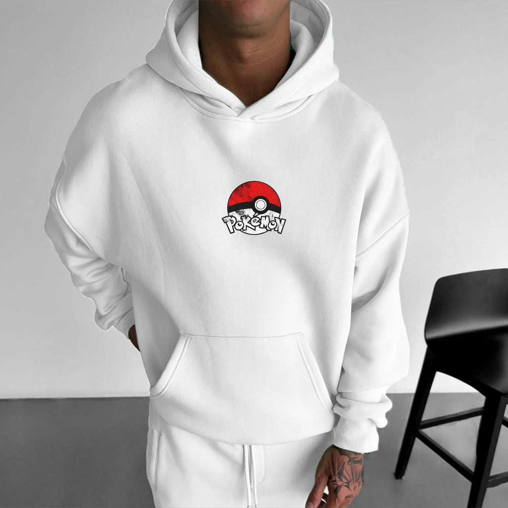 PKM-Unisex Anime Graphic Streetwear Vintage Hoodie