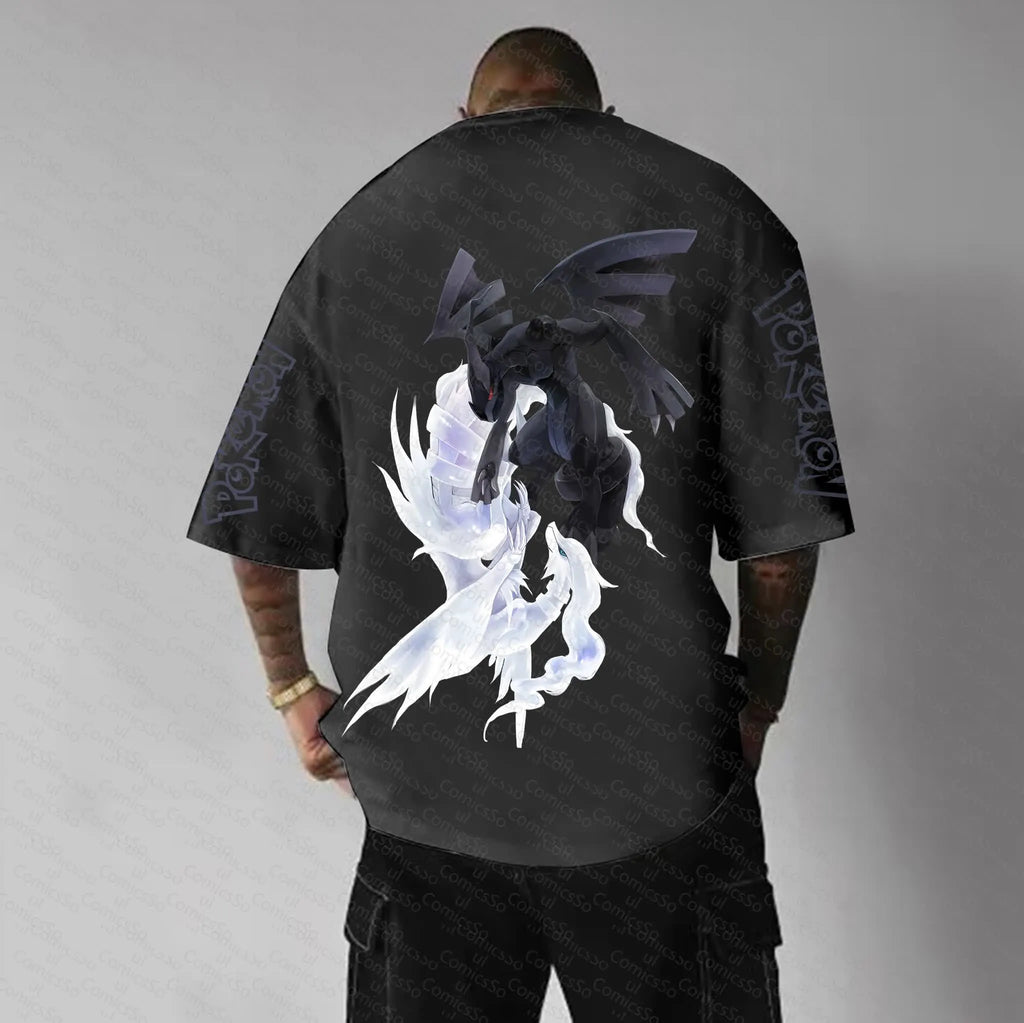 PKM-Unisex  "Pokemon" Anime Inspired Vintage T-Shirt