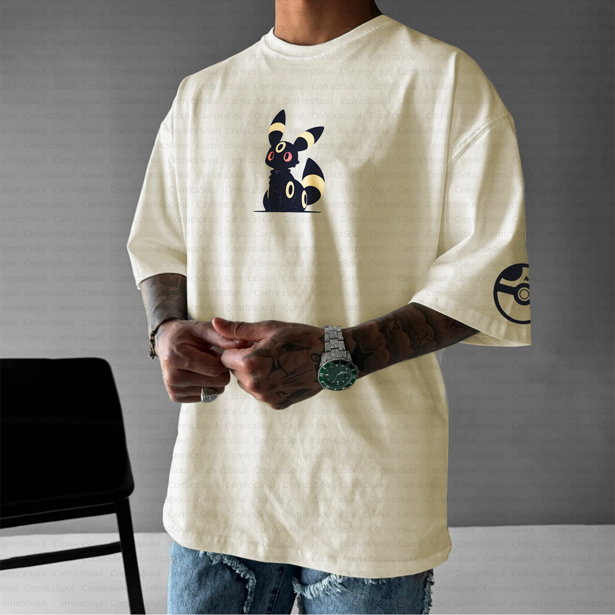 PKM-Unisex Anime Inspired Vintage T-Shirt