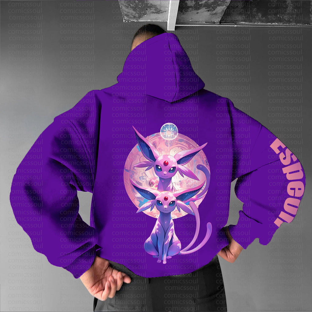 PKM-Unisex Anime Graphic Streetwear Vintage Hoodie