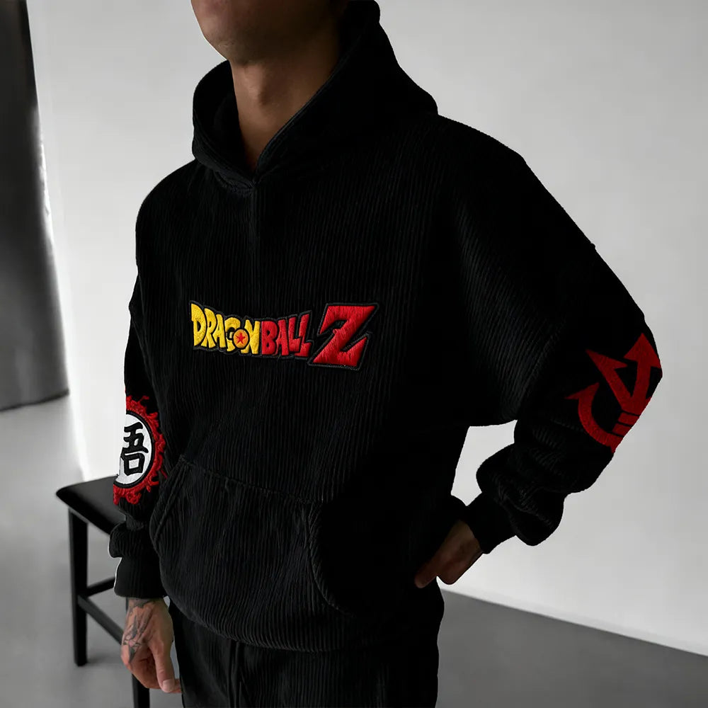 Dragon Ball Color Blocked Plush Hoodie