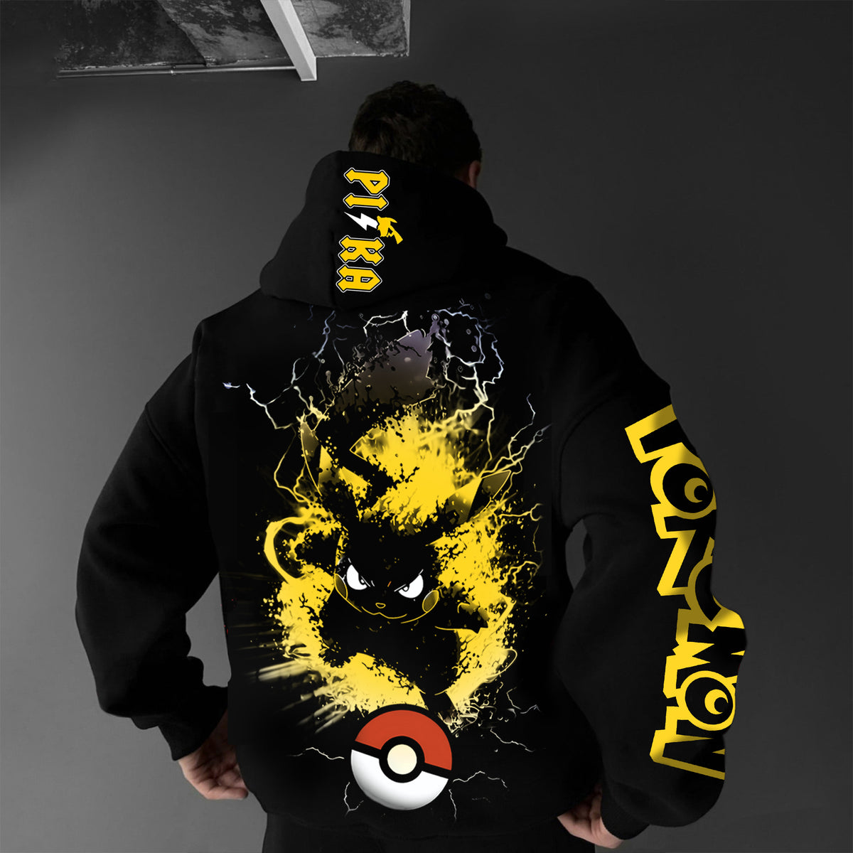 PKM-Unisex Anime Graphic Streetwear Vintage Hoodie