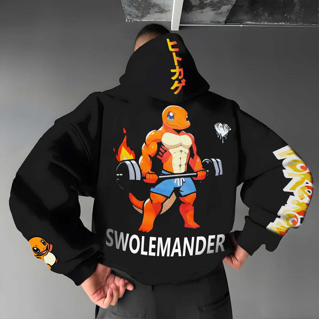 PKM-Unisex Anime Graphic Streetwear Vintage Hoodie