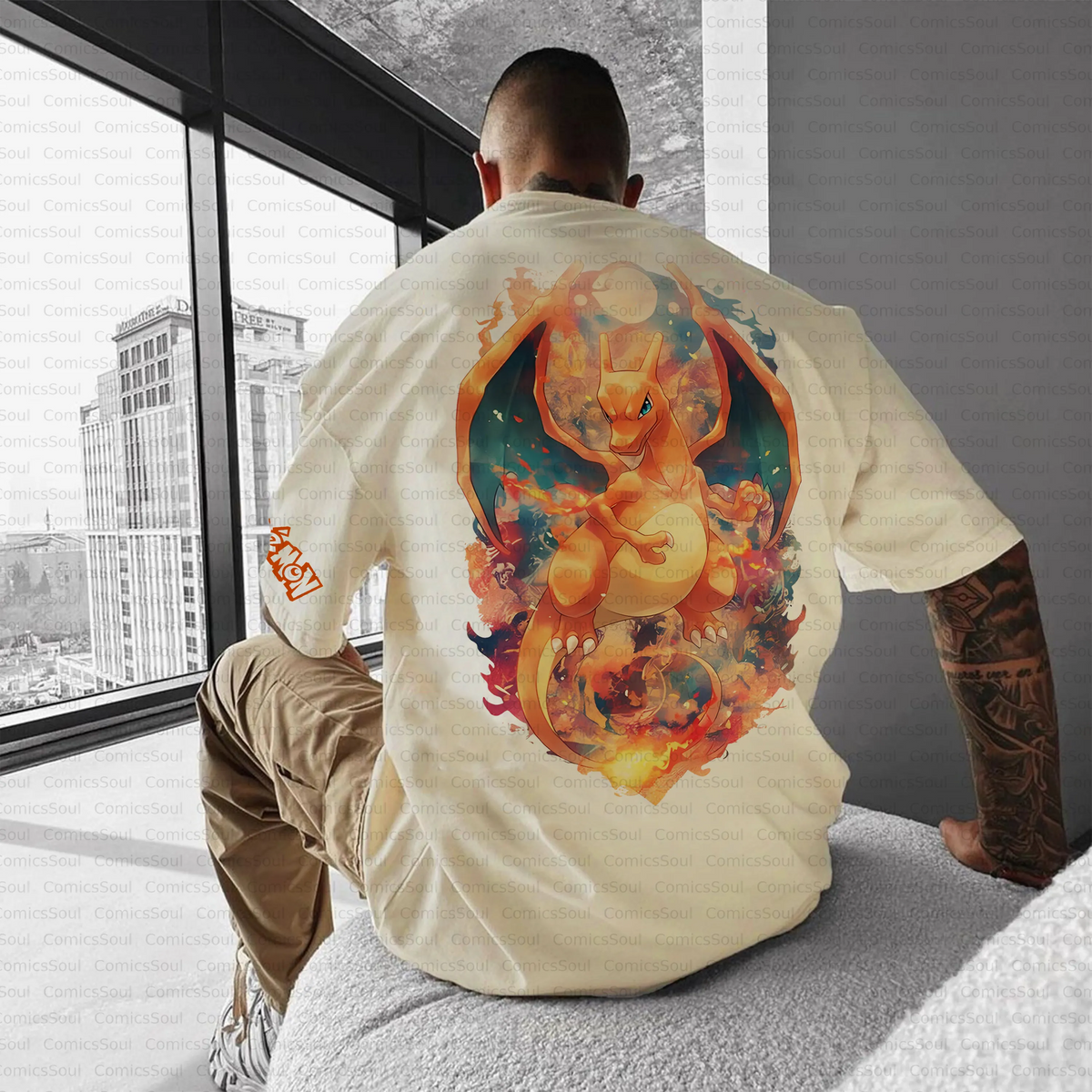PKM-Unisex Anime Inspired Vintage T-Shirt