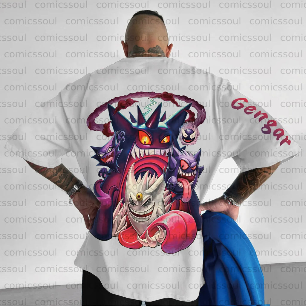 PKM-Unisex Anime Inspired Vintage T-Shirt