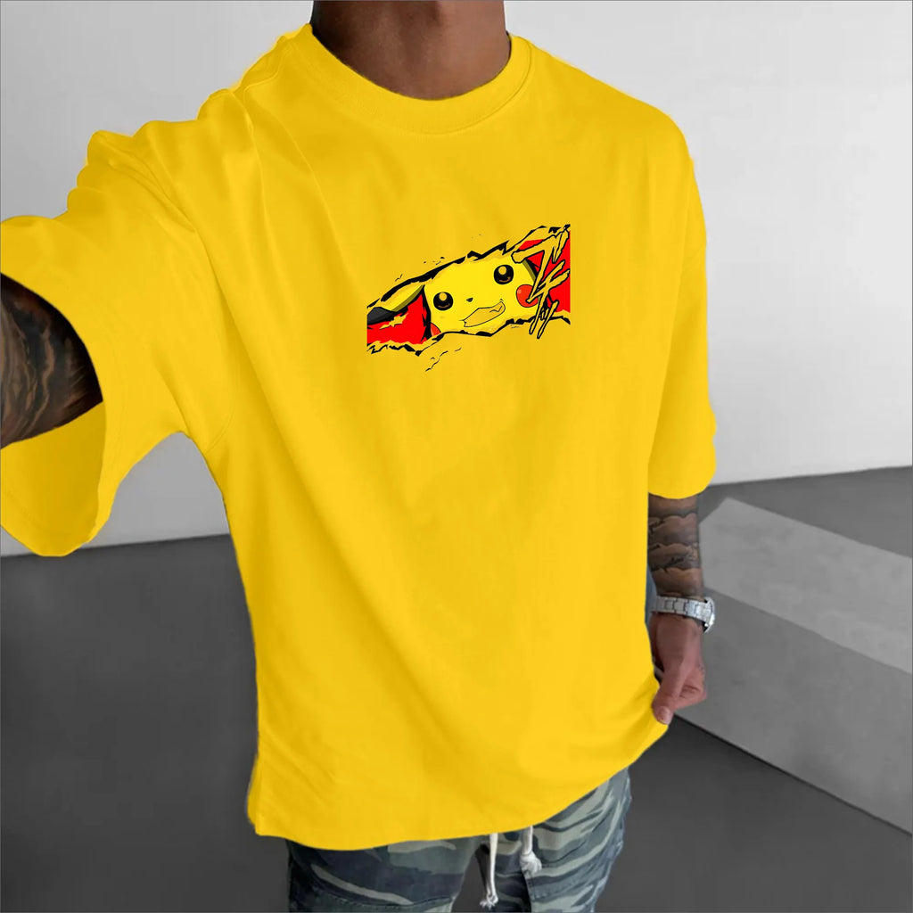 PKM-Unisex Anime Inspired Vintage T-Shirt
