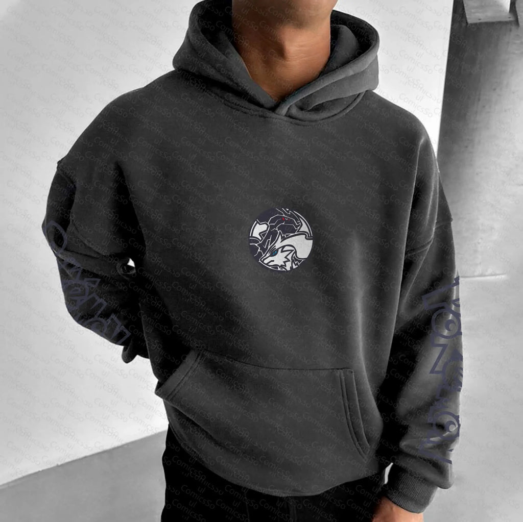 PKM-Unisex Anime Graphic Streetwear Vintage Hoodie