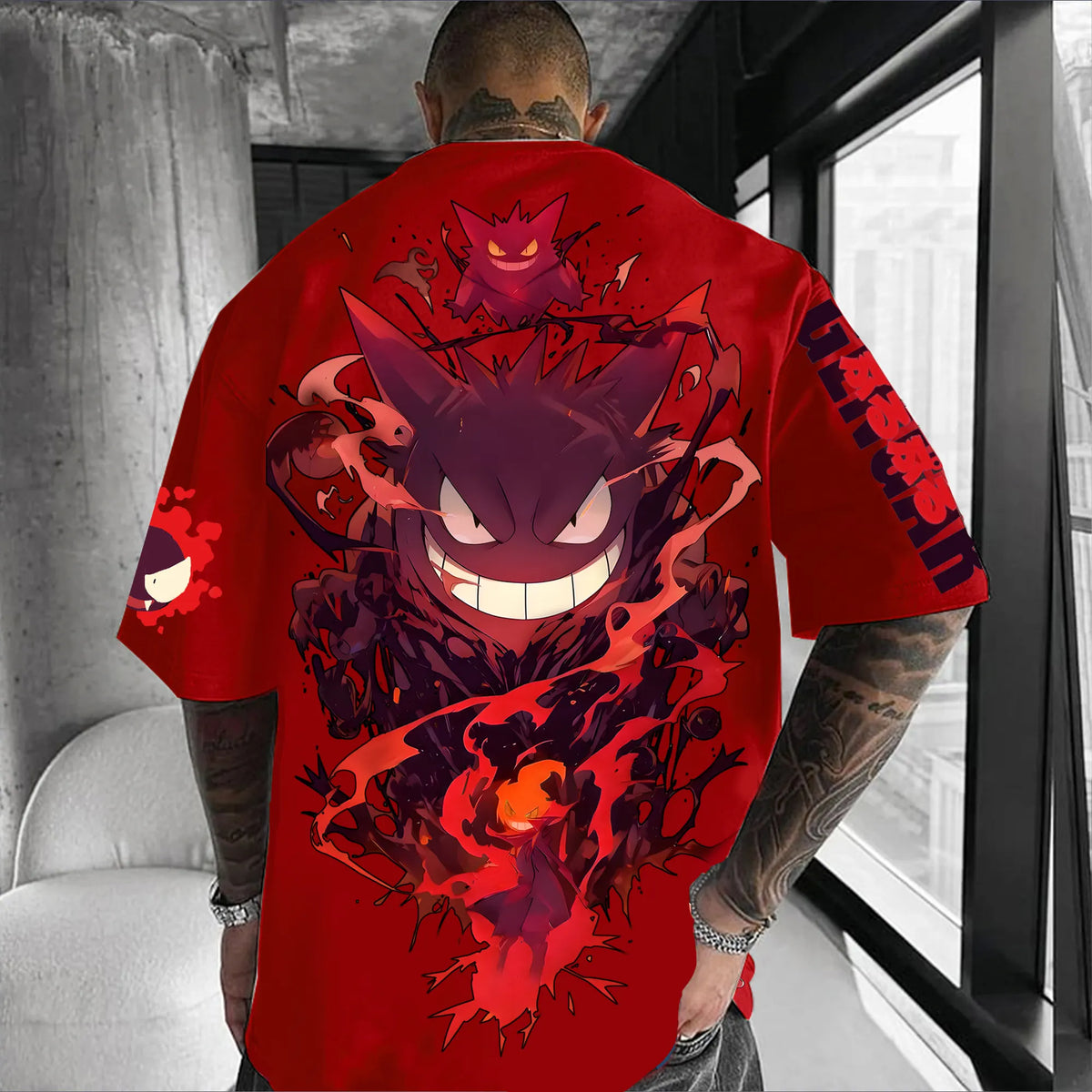 PKM-Unisex Anime Inspired Vintage T-Shirt