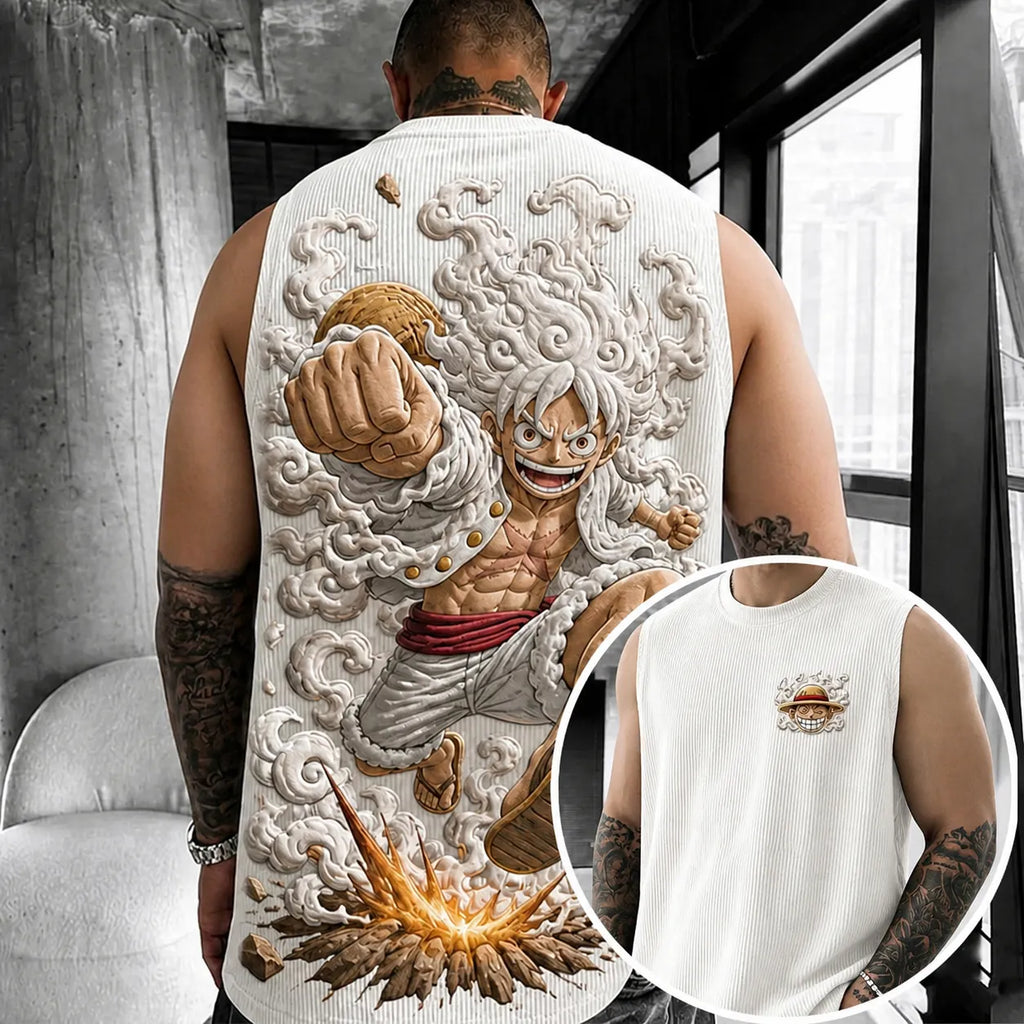 One Piece Unisex Anime-print Tank Top