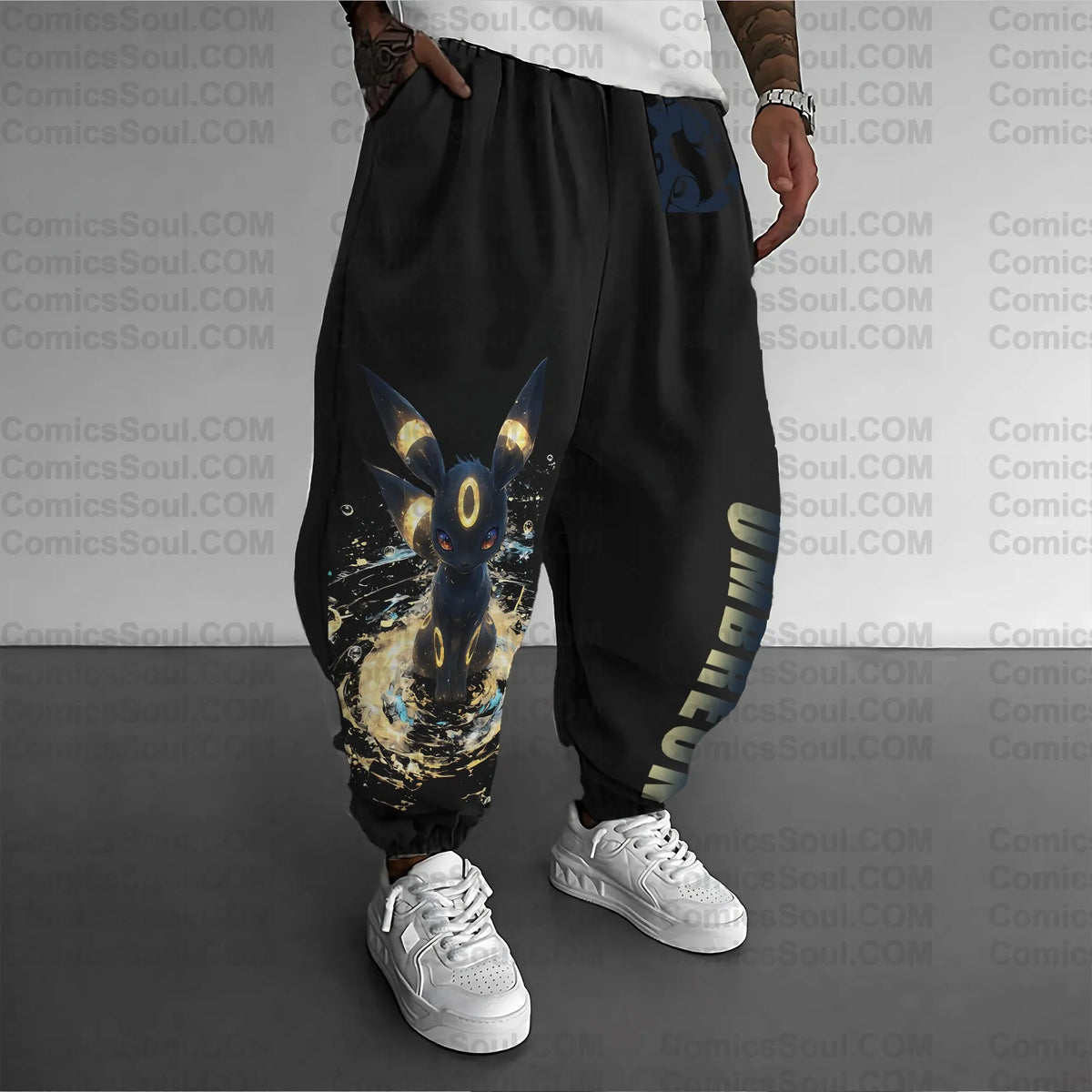 PKM-Unisex Anime Inspired Vintage Pants| Eevee