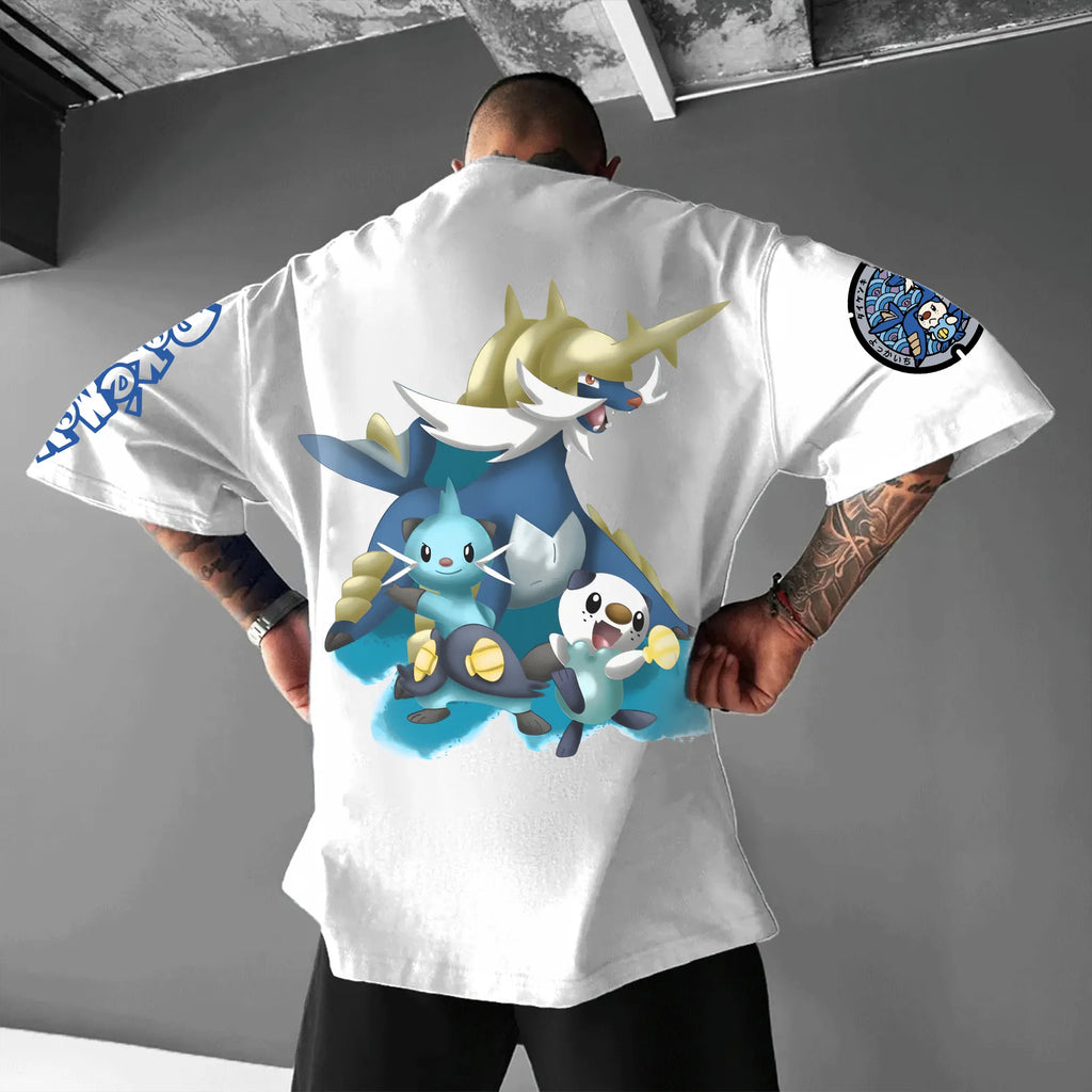 PKM-Unisex  Anime Inspired Vintage T-Shirt
