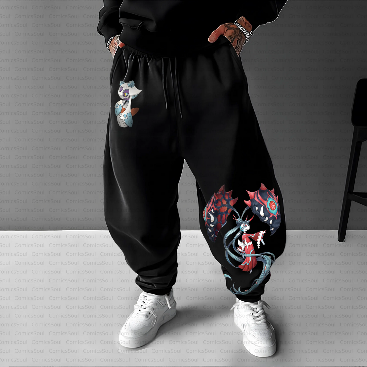 PKM-Unisex Casual Anime Streetwear Pant