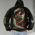 KNY Color-blocked Corduroy Hooded Sweatshirt