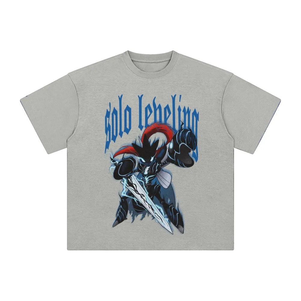 SL-Unisex Anime Inspired Washed  Vintage T-Shirt