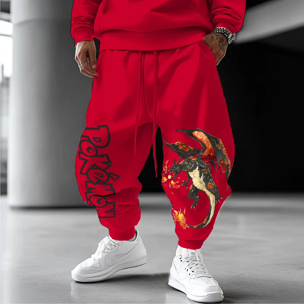 PKM-Unisex Casual Anime Streetwear Pants